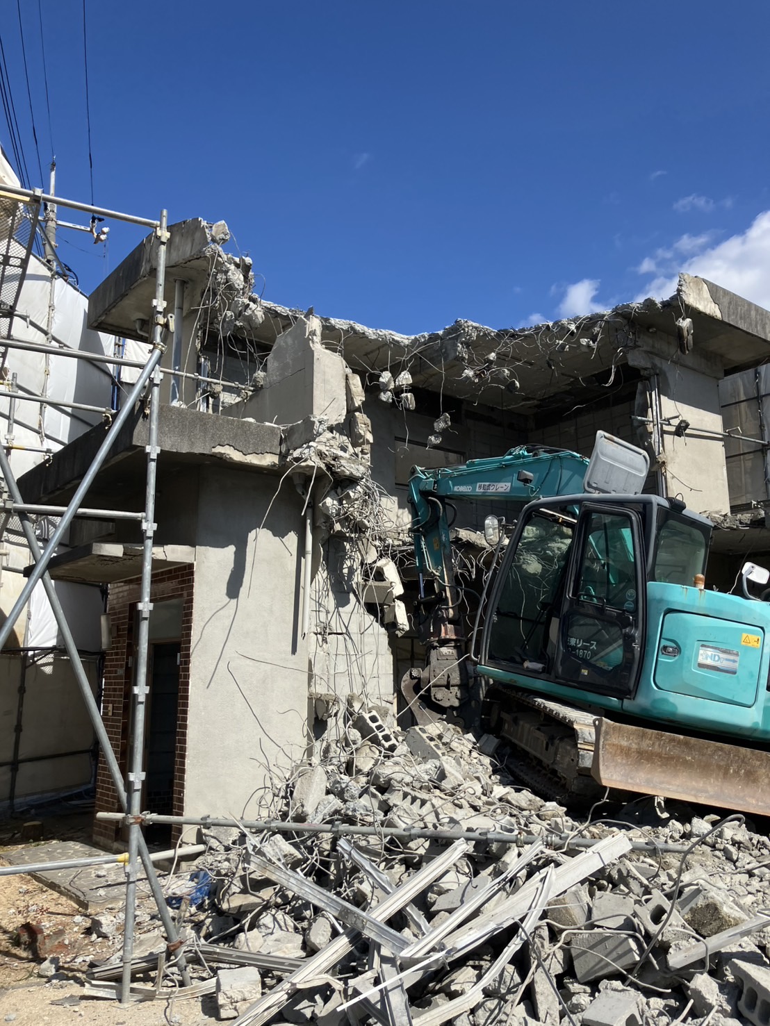 解体工事の工程