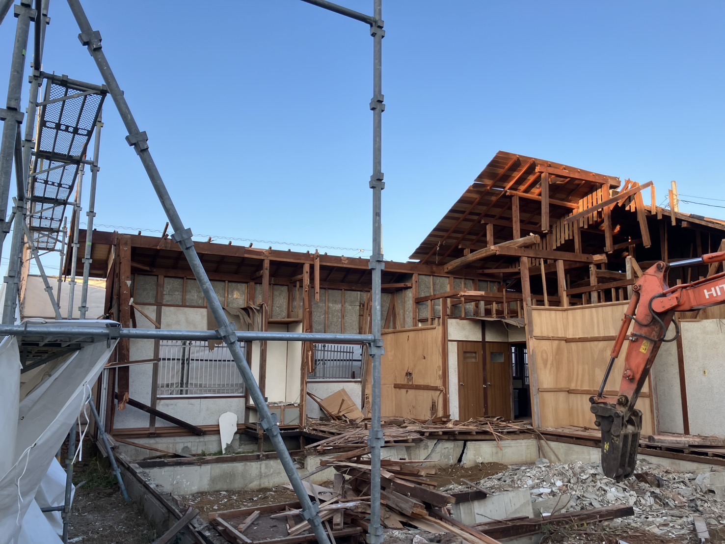 山口市阿知須　解体工事